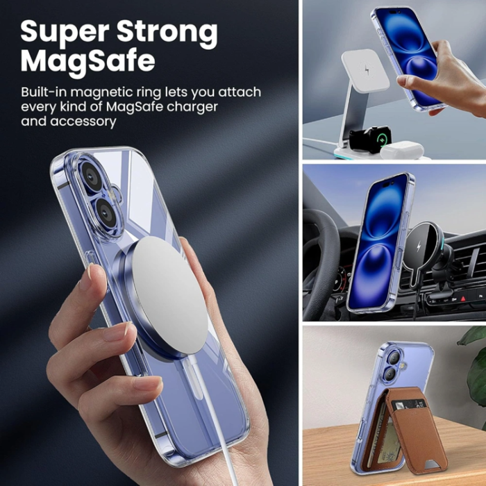 Tech-Protect - Tech-Protect iPhone 16 Mobilskal Magsafe Flex - Clear