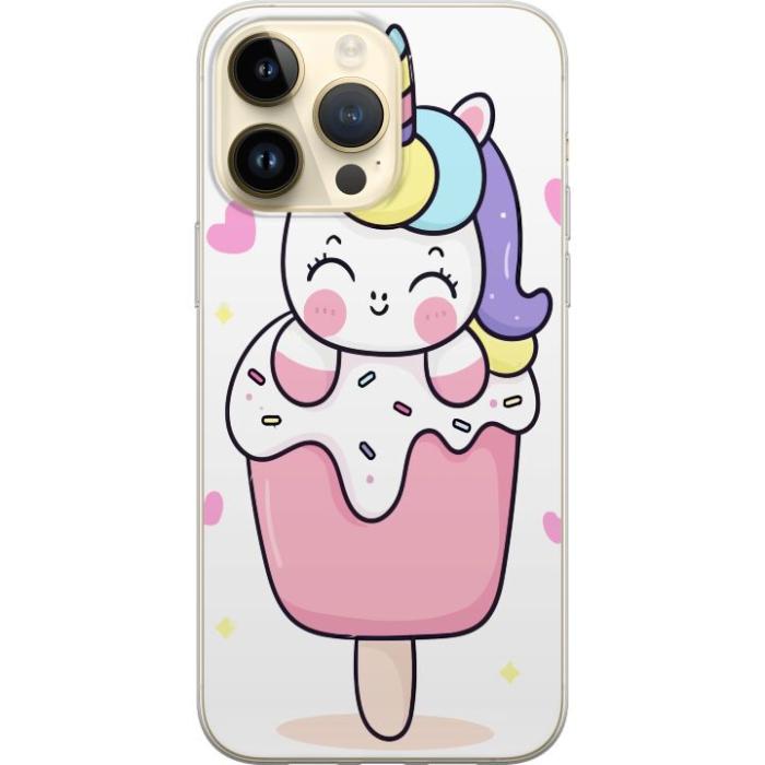 iSecrets - Mobilskal till Apple iPhone 15 Pro Max med Glad enhörning
