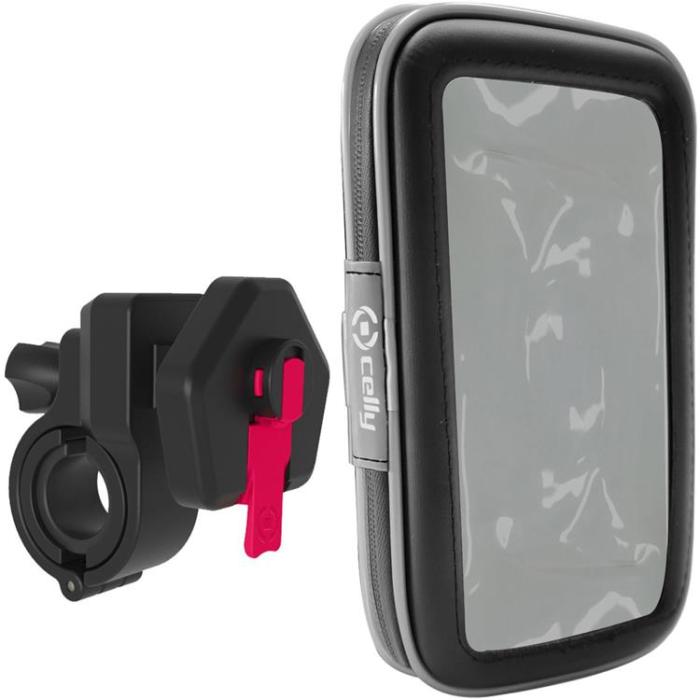 Celly - Celly Cykelhållare med väska IPX6 Snap Ultratålig