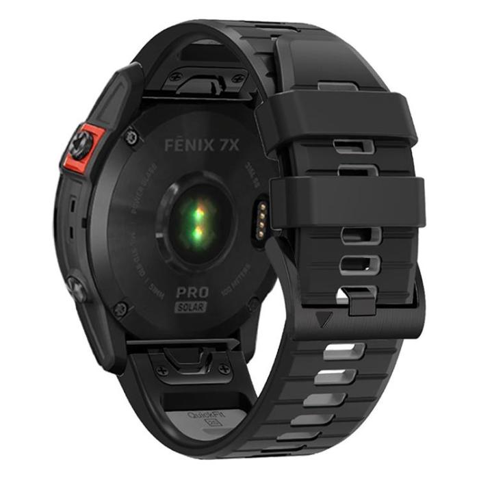 Tech-Protect - Tech-Protect Garmin Fenix 5/6/7 Armabnd - Svart/Grå