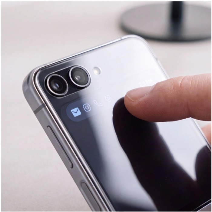 Tech-Protect - Tech-Protect Easy Set 4-i-1 Härdat Glas Skärmskydd För Galaxy Z Flip 7/8
