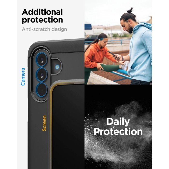 Spigen - Spigen Mobilskal För Galaxy A57 5G Tough Armor - Svart