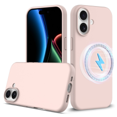 A-One Brand - iPhone 17 Mobilskal MagSafe Silikon Anti-Drop - Rosa