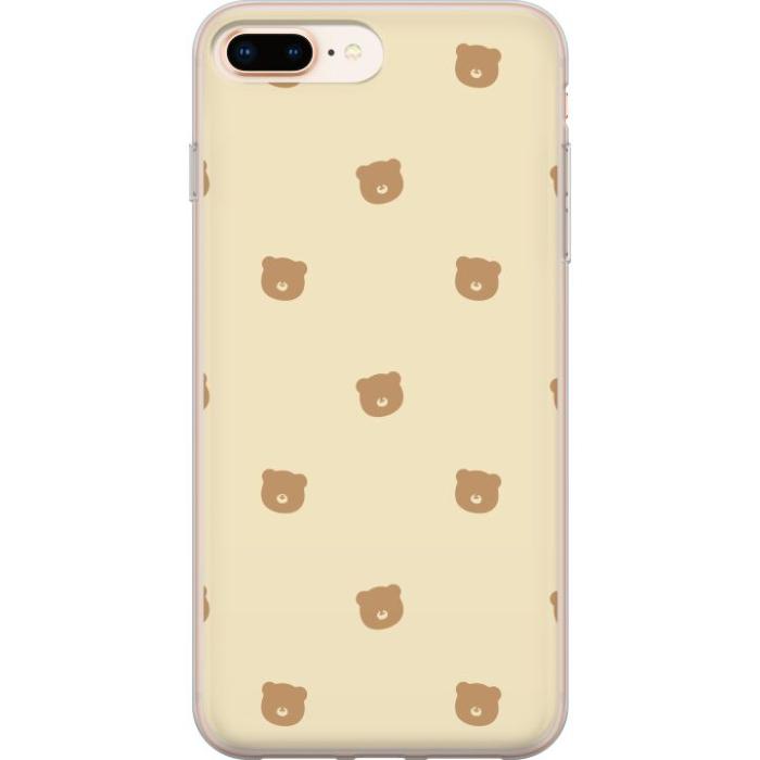 iSecrets - Mobilskal till Apple iPhone 8 Plus med Björnmönster