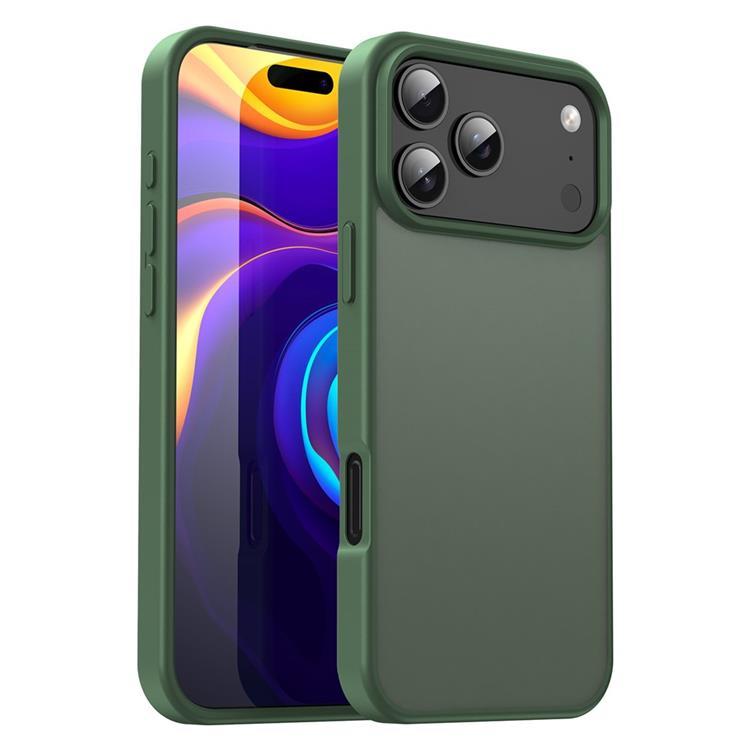 iPhone 17 Pro Max Mobilskal Skin Touch Matte - Olivgrön (Olivgrön) | 2353 | AlltMobil