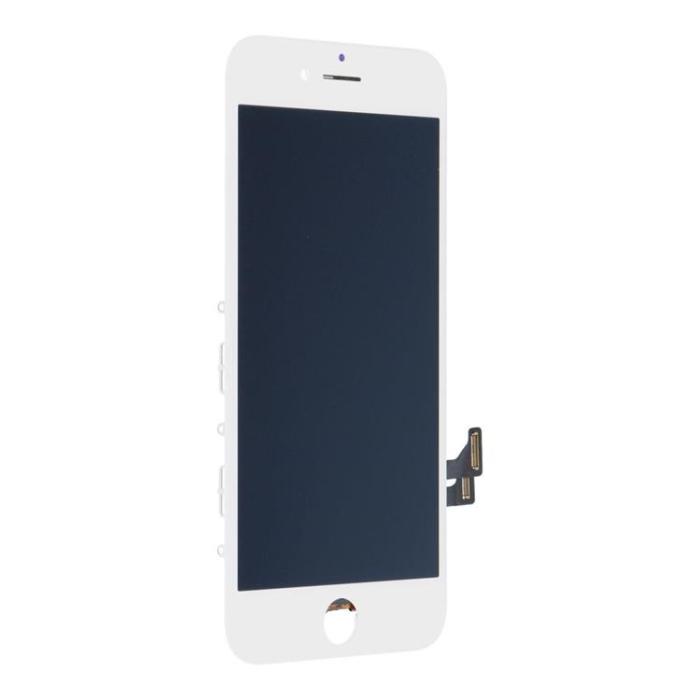 OEM - iPhone 8/SE 2020 Visa pekskärm JK - Vit