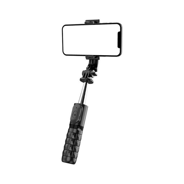 OEM - Combo Selfiestick Med Tripod och fjärrkontroll Bluetooth - Svart