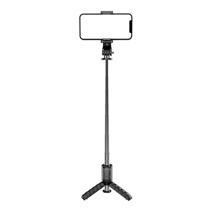 OEM - Combo Selfiestick Med Tripod och fjärrkontroll Bluetooth - Svart