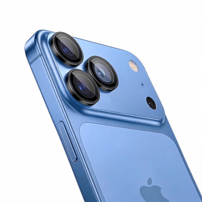 Tech-Protect - Tech-Protect Härdat Glas Kameraskydd För iPhone 18 Pro/18 Pro Max - Svart