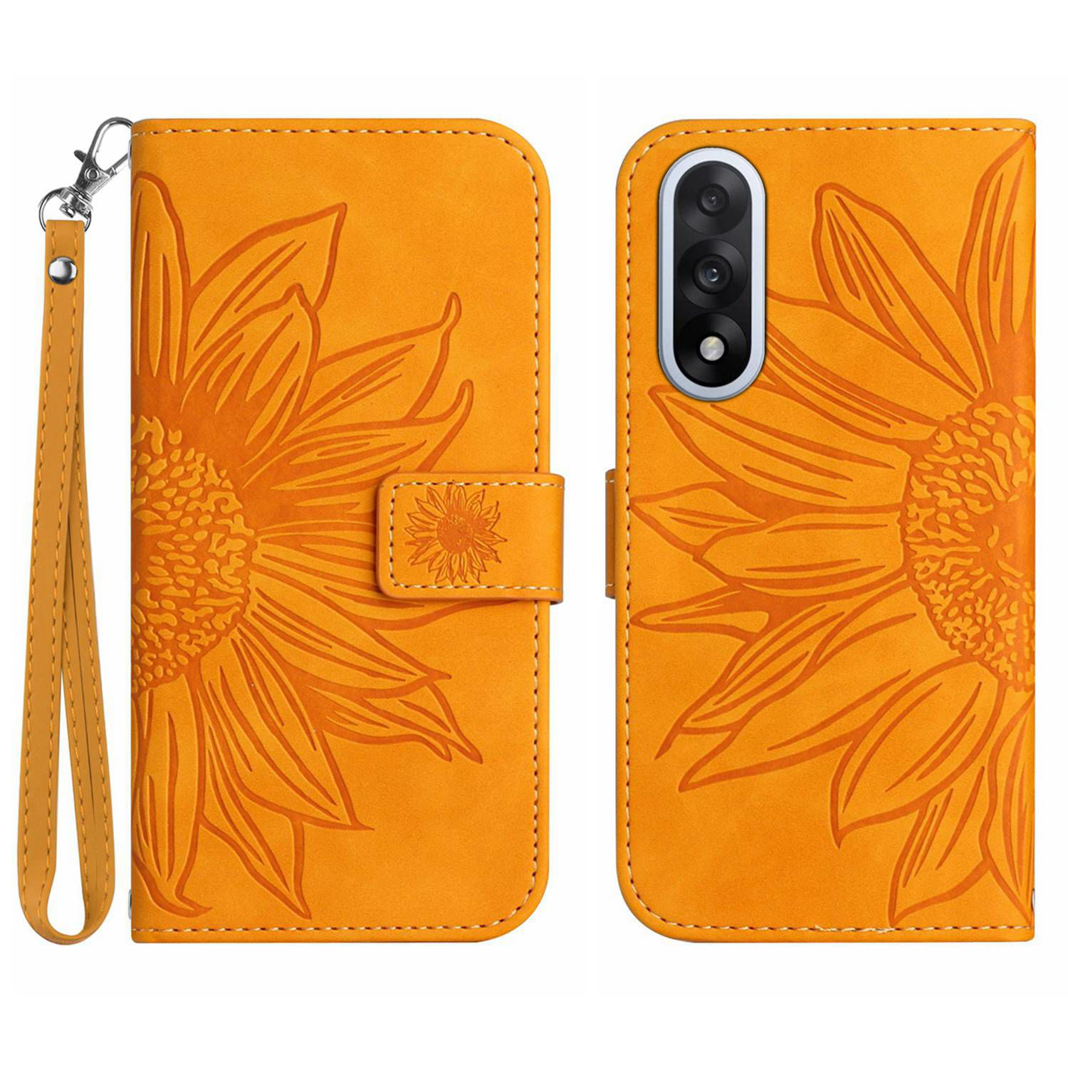 OnePlus Nord 5 Plånboksfodral Sunflower Imprint - Gul | 2353 | AlltMobil