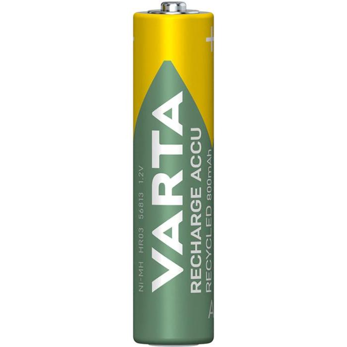 VARTA - Varta 4-pack Recycle Laddningsbart batteri AA 800 mAh