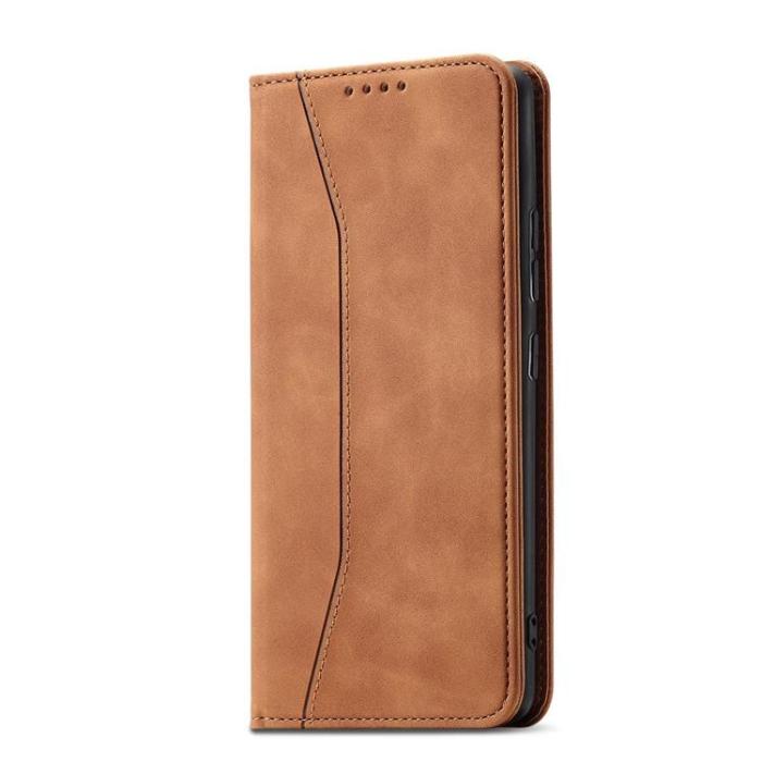 OEM - Galaxy S23 Plus Plånboksfodral Magnet Fancy - Brun
