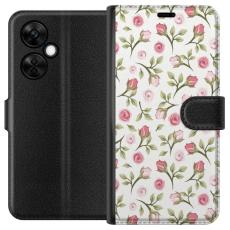 iSecrets - Pl&aring;nboksfodral till OnePlus Nord CE 3 Lite med Blommigt