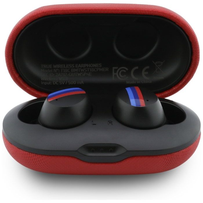 BMW - BMW TWS In-ear Hörlurar Bluetooth Metal Logo ENC - Röd