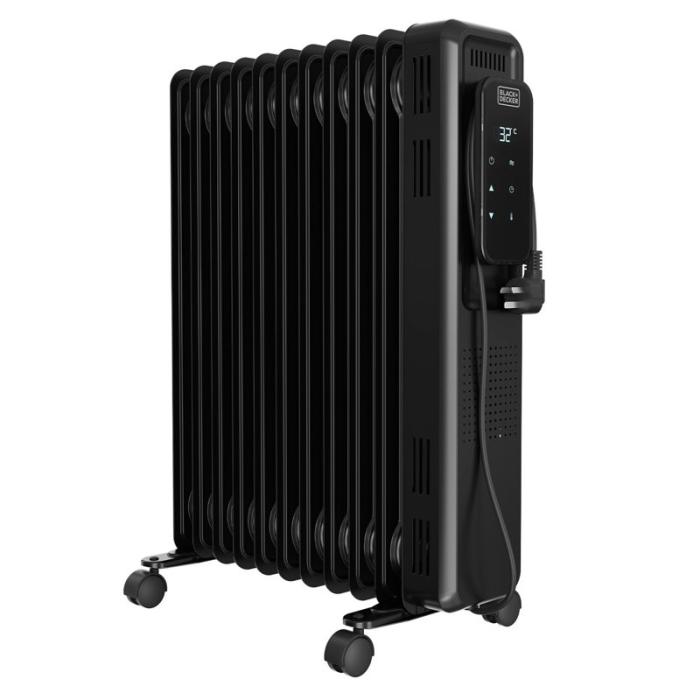BLACK+DECK - BLACK+DECK Oljeelement Digital 2500W Svart
