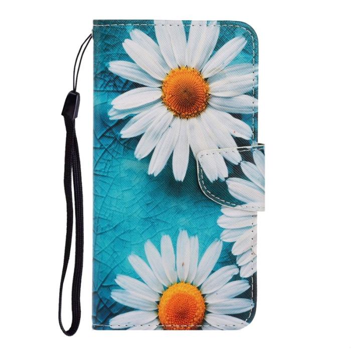 OEM - Mobilfodral för Samsung Galaxy S26 Plus Konstläder - Krysantemum