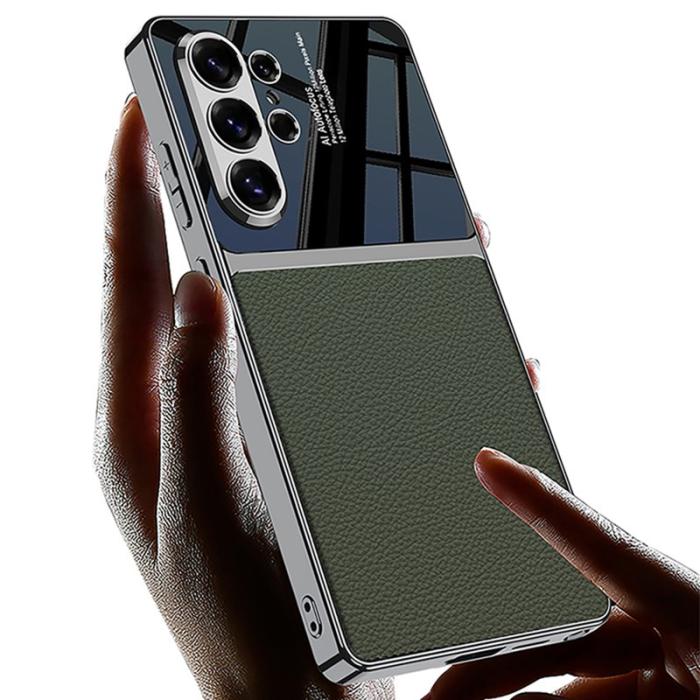 GKK - GKK Mobilskal för Samsung Galaxy S26 Ultra Elektropläterad PU + TPU - Grå