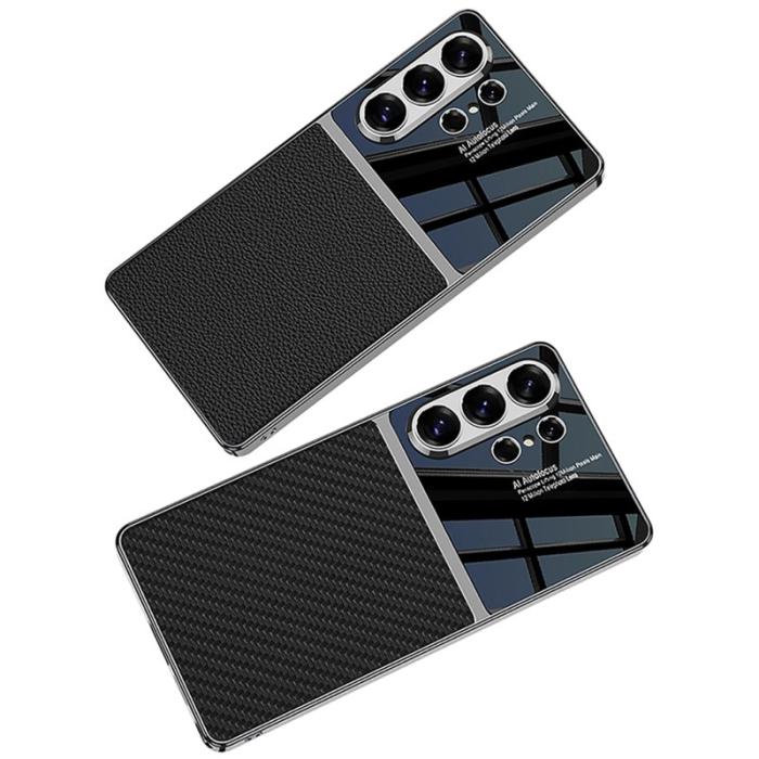 GKK - GKK Mobilskal för Samsung Galaxy S26 Ultra Elektropläterad PU + TPU - Grå