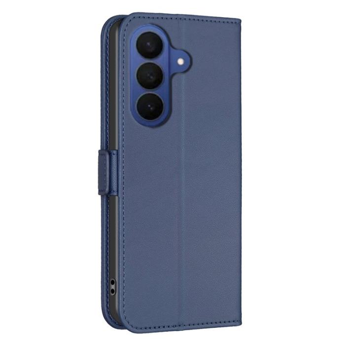 BINFEN COLOR - BINFEN Samsung Galaxy S26 Plus Plånboksfodral Konstläder Flip Folio - Blå
