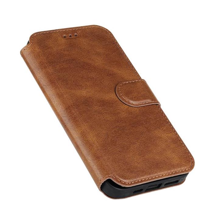 Boom of Sweden - BOOM iPhone 14 Pro Max Plånboksfodral Calfskin - Brun