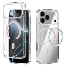ABEEL - ABEEL iPhone 17 Pro Max Mobiskal MagSafe Anti Scratch - Rosa