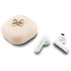 Guess - Guess TWS In-Ear H&ouml;rlurar Bluetooth 4G Metal Logo - Rosa