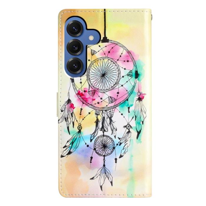 OEM - Samsung Galaxy S26 Plus Plånboksfodral Konstläder Mönstertryck Ställ - Vindklang