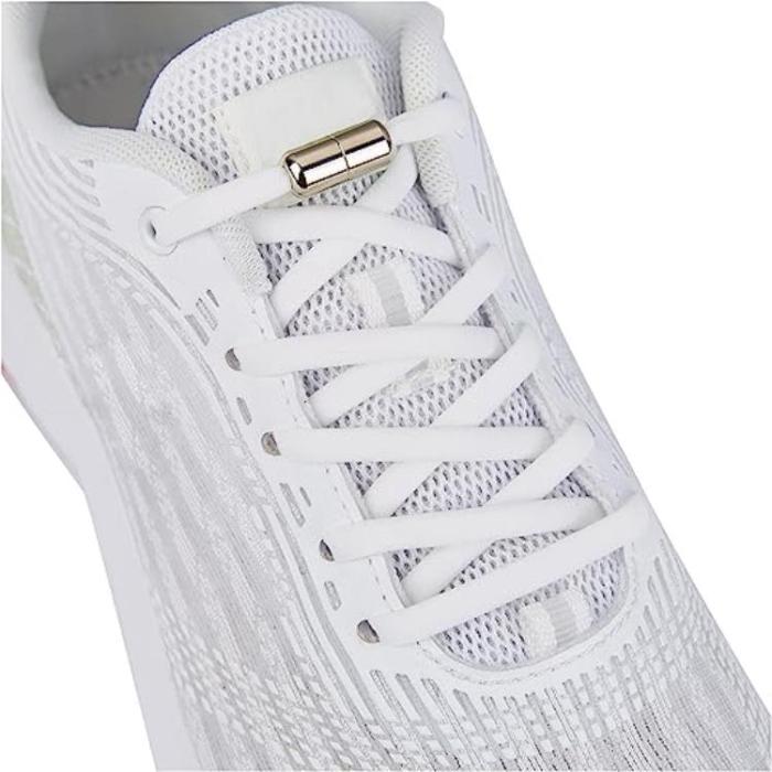 UTGATT - Elastic Tie Free Skosnören - Vit