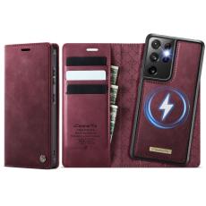 Caseme - CASEME C49 Fodral f&ouml;r Samsung Galaxy S21 Ultra 5G R&ouml;d