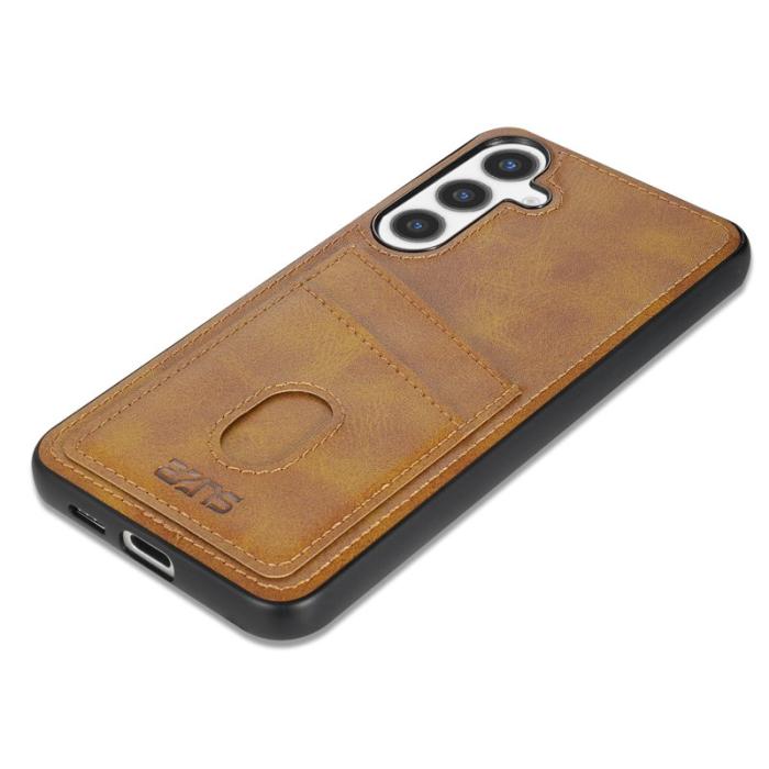 AZNS - AZNS K1 Series Samsung Galaxy S25 Fodral KonstLäder - Brun