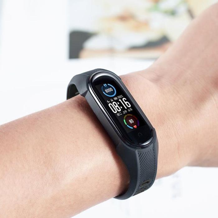 Tech-Protect - Tech-Protect Armour Xiaomi Mi Smart Band 5/6/6 NFC - Svart