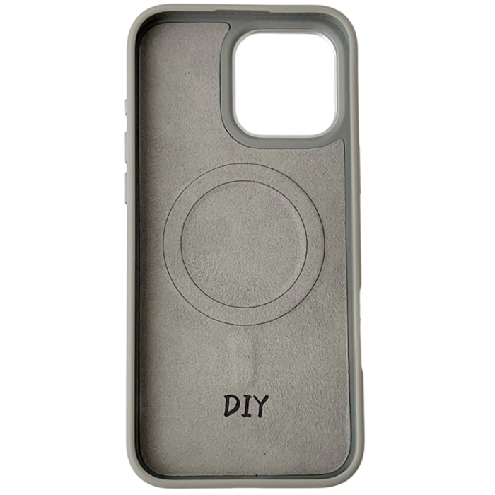 A-One Brand - iPhone 16 Pro Mobilskal MagSafe Lens Kickstand E-Ink Customized NFC - Grå