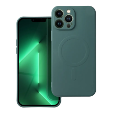 OEM - Galaxy A55 Mobilskal Magsafe Silikon - Mörkgrön