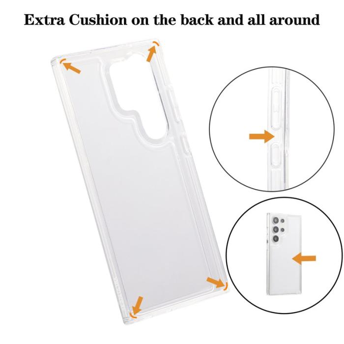 OEM - Mobilskal till Samsung Galaxy S26 Ultra HD Klar Mjuk TPU Bakcover - Transparent