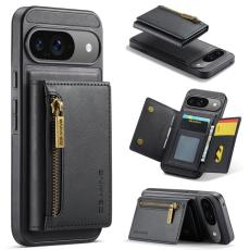 DG.MING - DG.MING M5 Series Mobilskal till Google Pixel 9 Pro Konstl&auml;der Magnetisk Svart