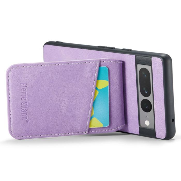 FIERRE SHANN - FIERRE SHANN Google Pixel 7 Pro Fodral PU+TPU - Lila