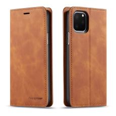 FORWENW - FORWENW Fantasy Series iPhone 11 Pro Pl&aring;nboksfodral Konstl&auml;der - Brun