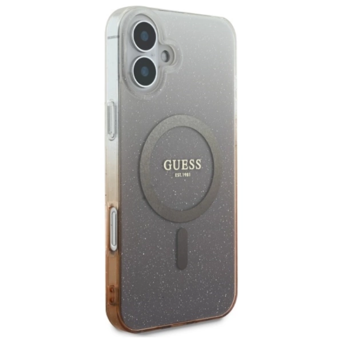 Guess - Guess iPhone 16 Plus Mobilskal MagSafe IML Glitter Gradient