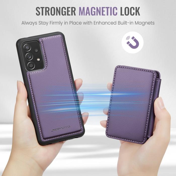 JEEHOOD - JEEHOOD J05 Fodral för Samsung Galaxy A53 5G Konstläder Lila