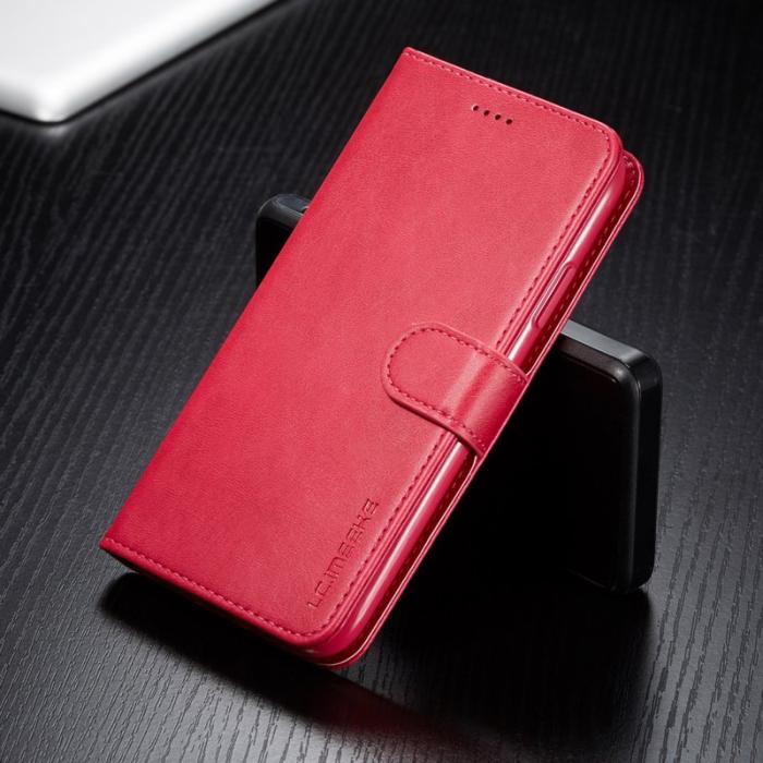 LC.imeeke - LC.imeeke iPhone 11 Plånboksfodral i Konstläder - Justerbar Ställning - Rosa