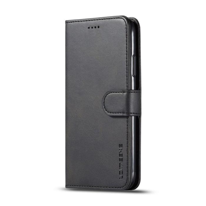 LC.imeeke - LC.imeeke iPhone 11 Plånboksfodral i Konstläder - Svart