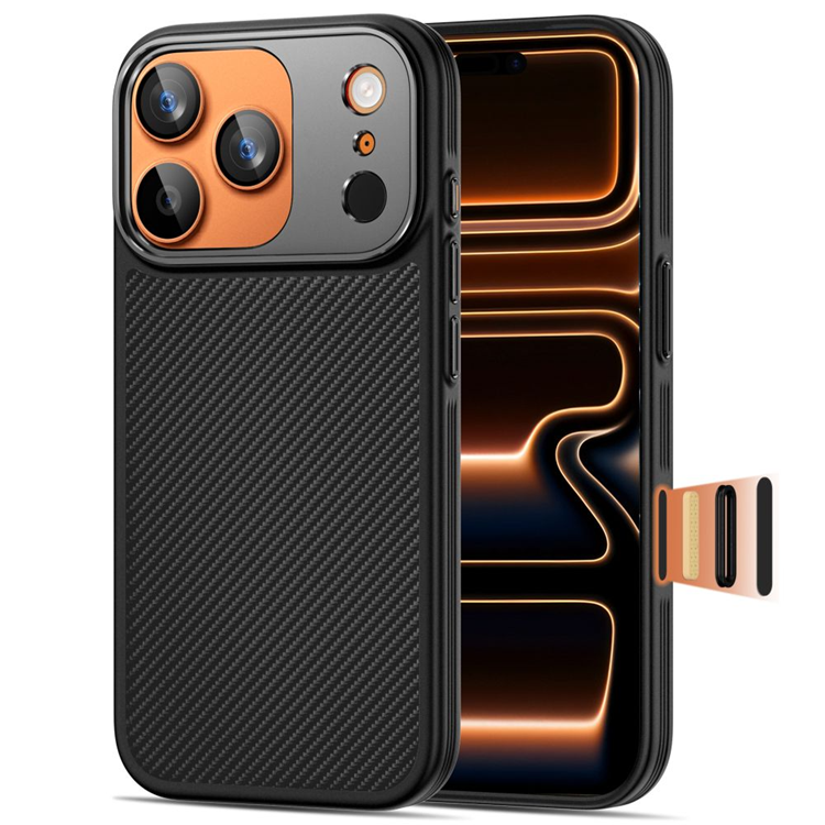 Tech-Protect iPhone 17 Pro Max Mobilskal Magsafe Kevlar Aramid - Svart | 2353 | AlltMobil