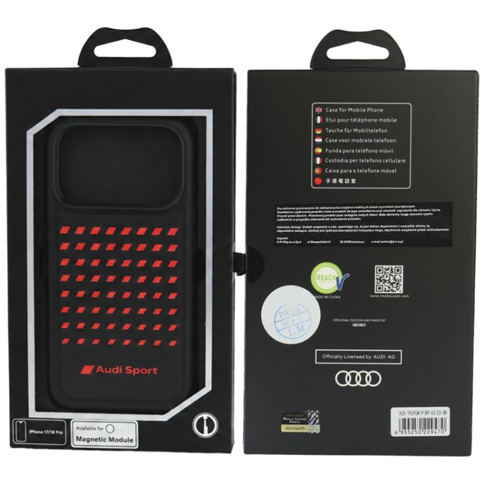Audi - Audi Mobilskal För iPhone 18 Pro/17 Pro Magsafe Sport - Svart
