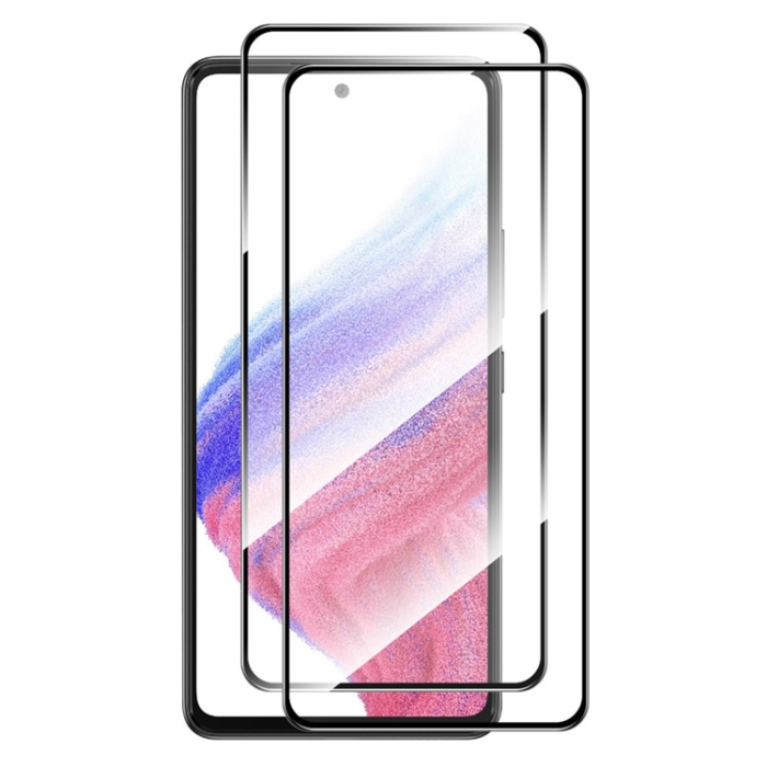 Boom of Sweden - [2-PACK] Galaxy A54 5G Härdat Glas Skärmskydd - Svart