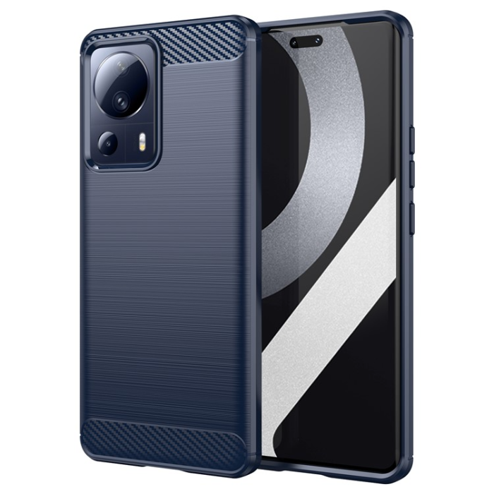 OEM - Xiaomi 13 Lite Mobilskal Carbon Fiber - Blå