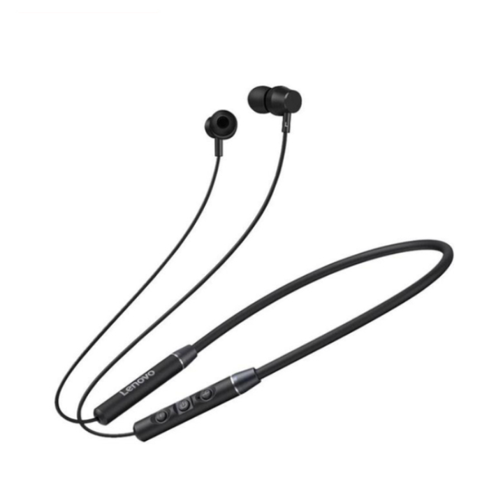 Lenovo - Lenovo QE03 Nackbands Hörlurar - Svart