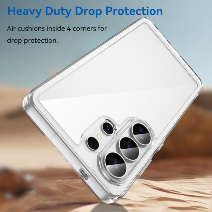 WANLONFENG - WANLONFENG Samsung Galaxy S26 Ultra Skal TPU Akryl Klar - Transparent