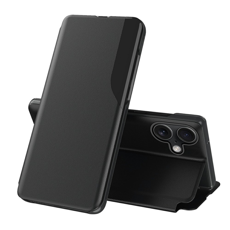 Amorus iPhone 17 Mobilskal Folio Flip Stativ - Svart | 2353 | AlltMobil