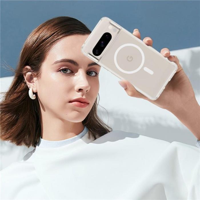 A-One Brand - Google Pixel 8 Pro Mobilskal Magsafe Acrylic TPU - Clear