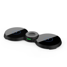 A-One Brand - [3in1] Universal Trådlös laddare Mobil/Smart Watch/Hörlur 15W - Svart